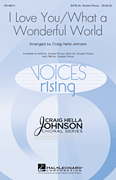 cover I Love You/What a Wonderful World SATB choral sheet music cover